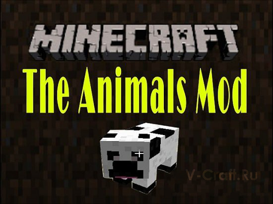 Мод The Animals Mod для Minecraft 1.5.2