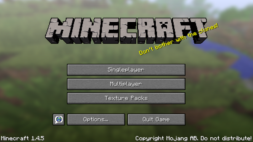 Minecraft версия 1.4.4