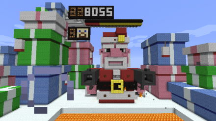 Карта на выживание SANTA BOSS FIGHT для Minecraft 1.4.7