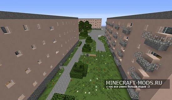 City 1:1 карта для minecraft
