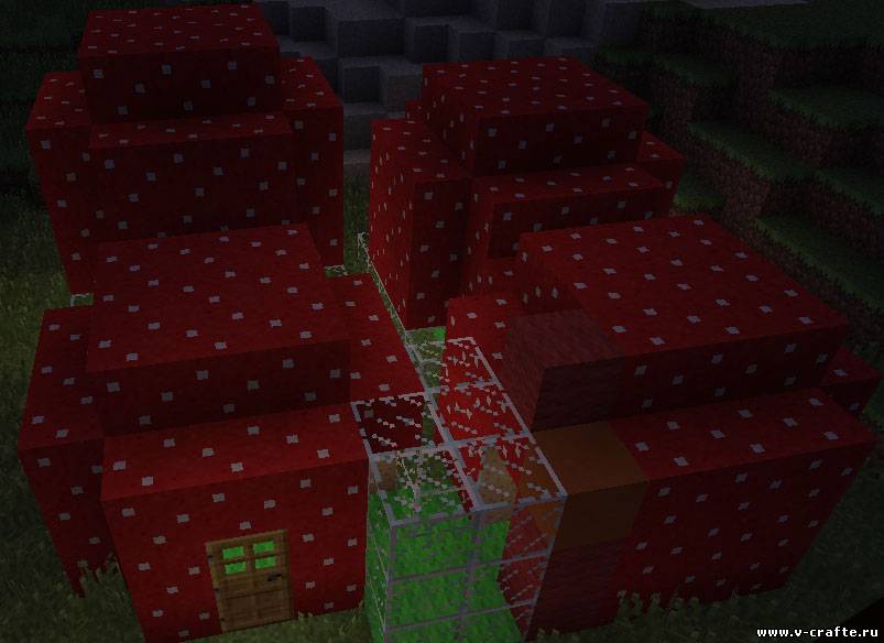 Карта Грибной домик для Майнкрафт 1.6.1