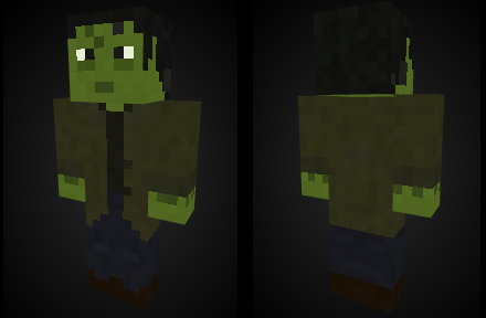 Франкенштейн скин для minecraft 1.6.1
