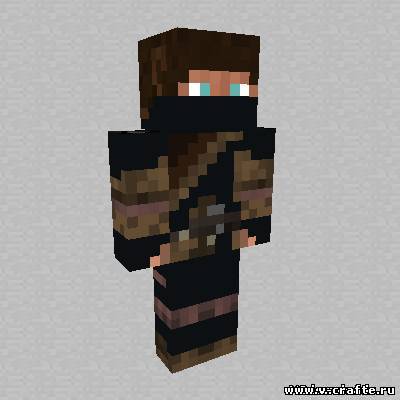 Скин ninja для minecraft 1.6.2