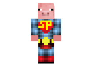 Скин Super PIg Skin для minecraft 1.6.2