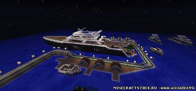 Modern Yachts and Port - карта для minecraft 1.6.2