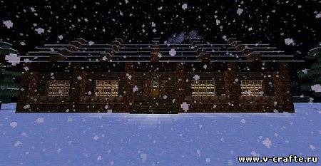 Карта Новогодняя постройка