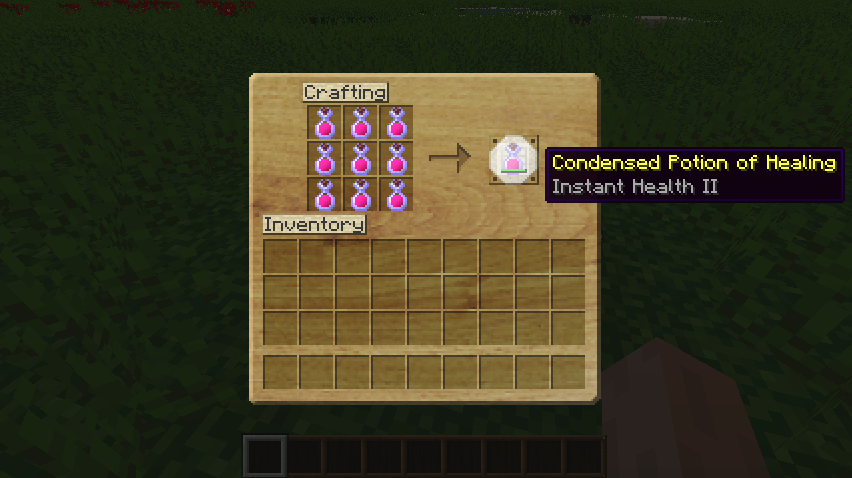 Condensed Potions мод для minecraft [1.6.4]