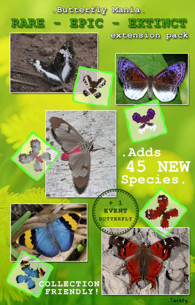 Butterfly Mania мод для minecraft [1.6.2]