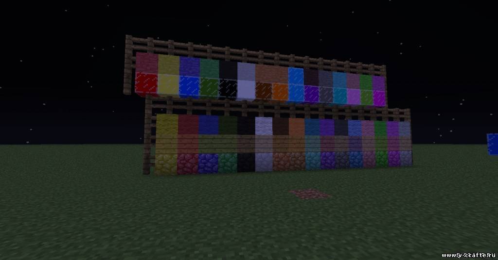 Мод MineColors для minecraft 1.6.4