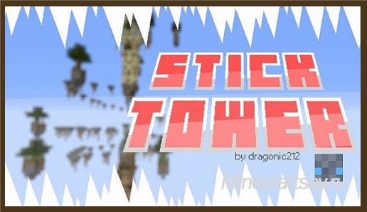 Карта Stick Tower для Minecraft (скачать с сервера)