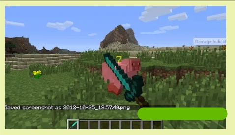 Damage Indicators мод для Minecraft 1.7.2