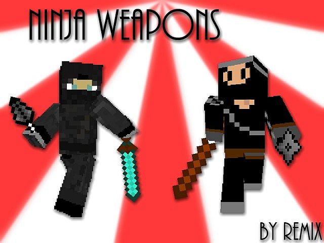 Ninja Weapons мод для minecraft 1.5.2
