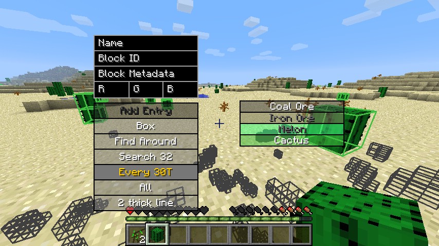 Block Seeker Мод для minecraft 1.7.2