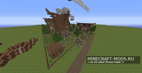Medieval Village карта для minecraft
