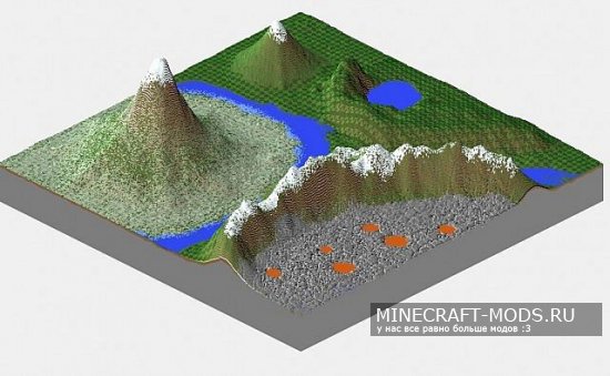 Exrondia карта для minecraft